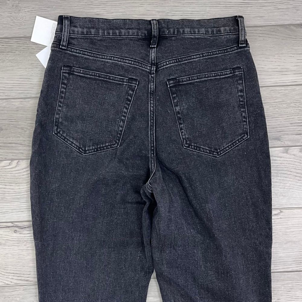 A&F Women Size 30 Cure Love Black The 90s Slim Straight Leg Denim NEW Jean - Picture 5 of 11